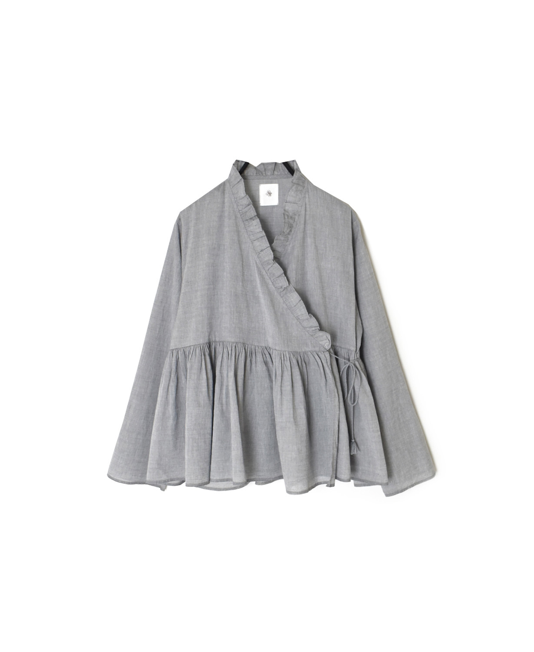 INMDS25065(シャツ) HANDWOVEN YARN DYE CHAMBRAY FRILL CACHE COEUR