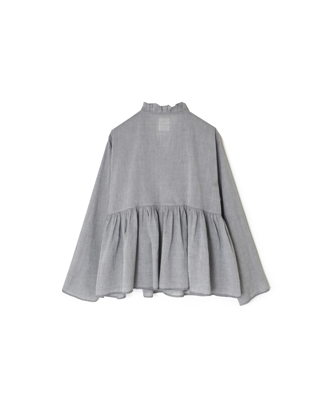 INMDS25065(シャツ) HANDWOVEN YARN DYE CHAMBRAY FRILL CACHE COEUR