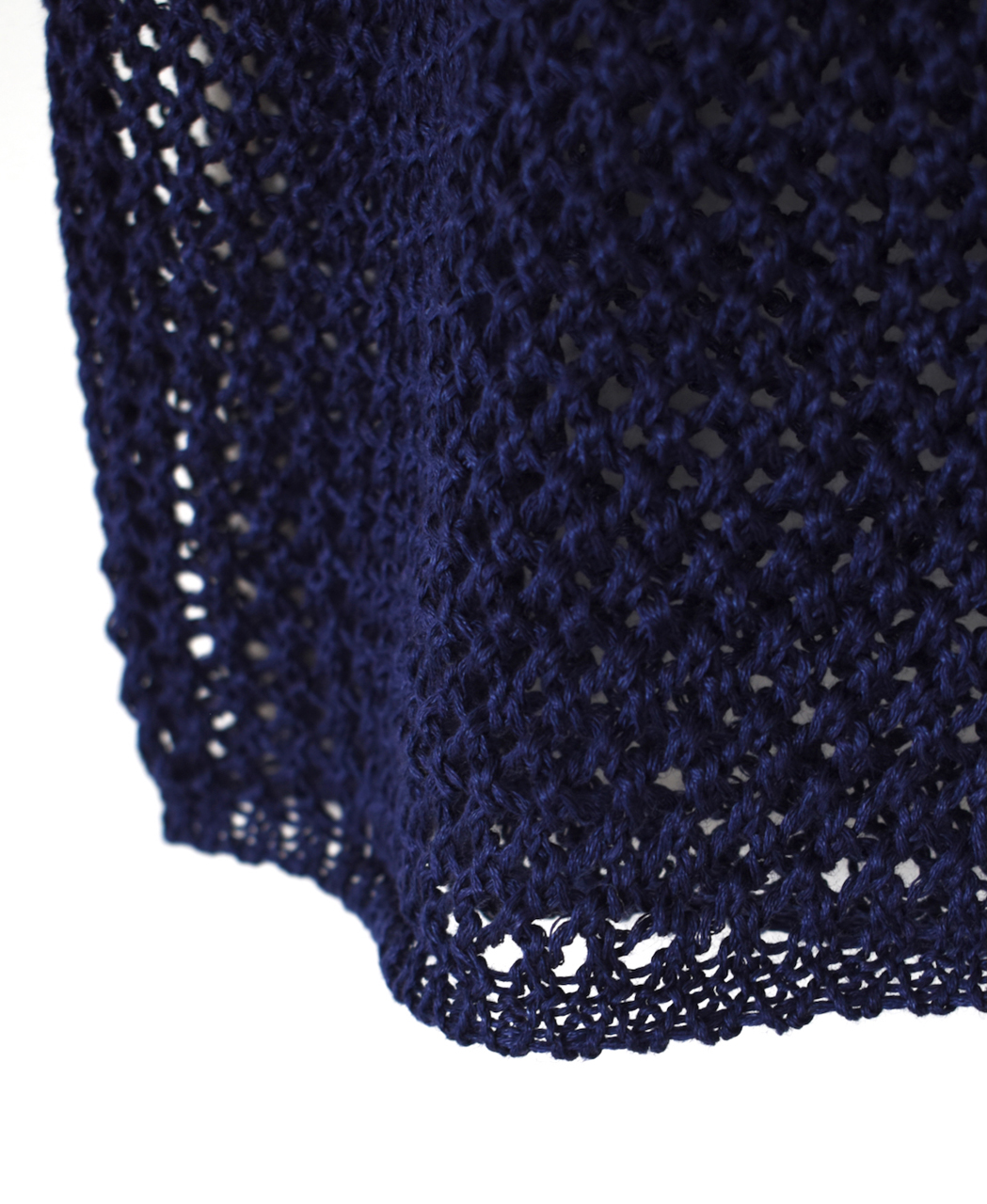 CNMDS2601(ベスト) 5GG LINEN OPENWORK KNIT VEST