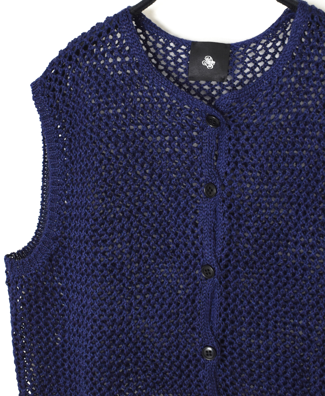 CNMDS2601(ベスト) 5GG LINEN OPENWORK KNIT VEST