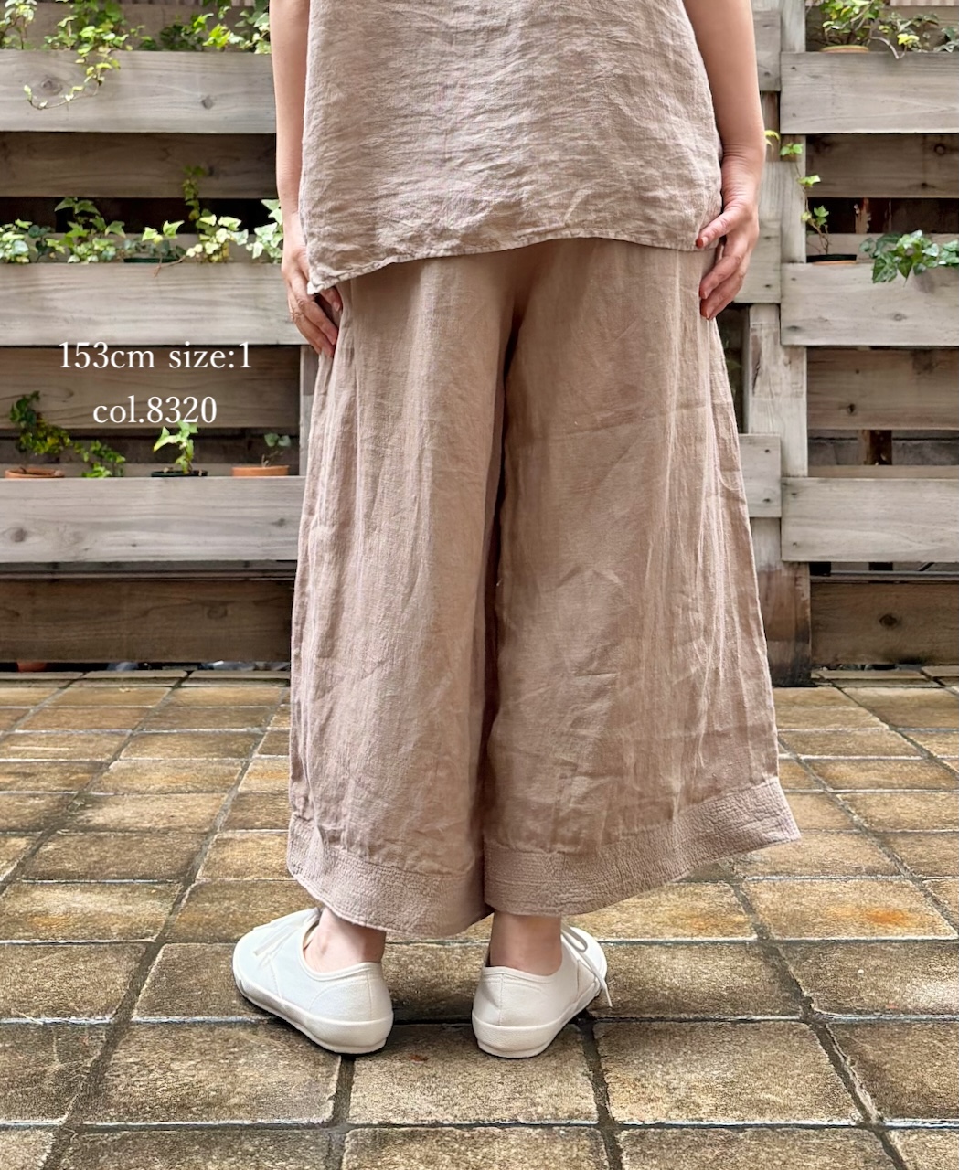 INMDS26005D(パンツ) 60s AUTO LOOM LINEN PLAIN (OVERDYE) EASY PANTS