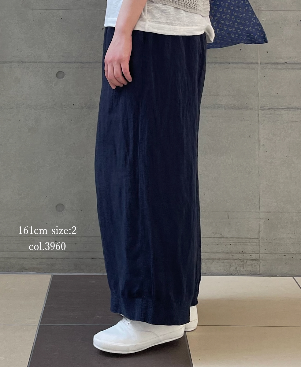 INMDS26005D(パンツ) 60s AUTO LOOM LINEN PLAIN (OVERDYE) EASY PANTS