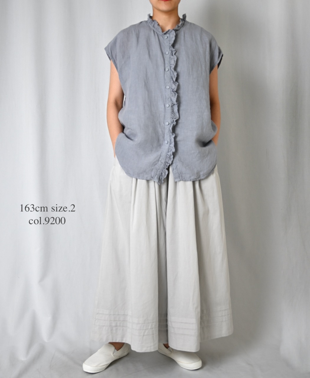 NSL26005(キュロット) 60s CAMBRIC PLAIN CULOTTES