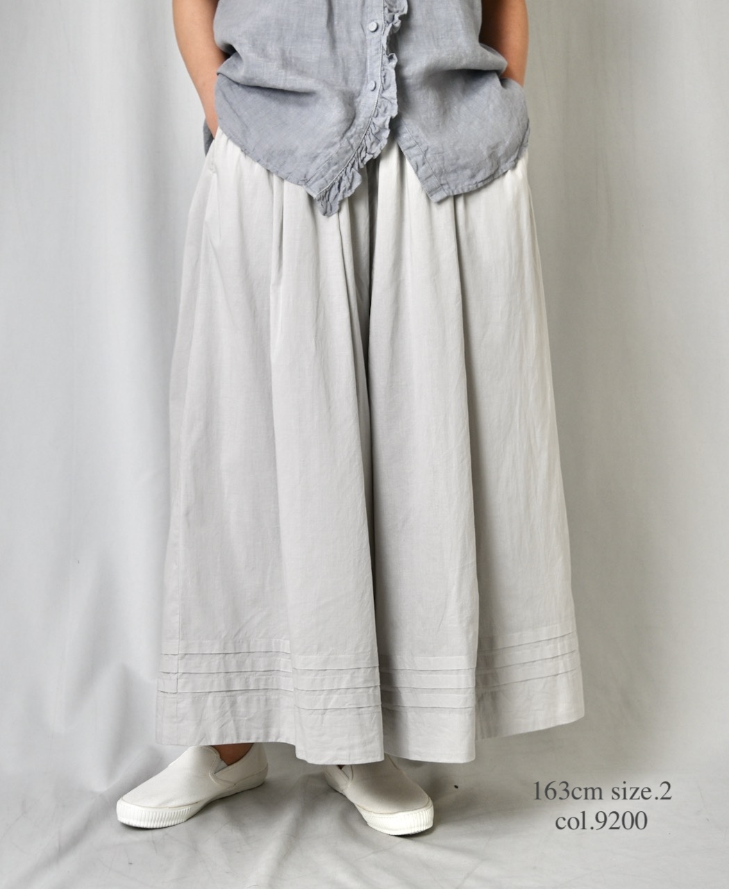 NSL26005(キュロット) 60s CAMBRIC PLAIN CULOTTES