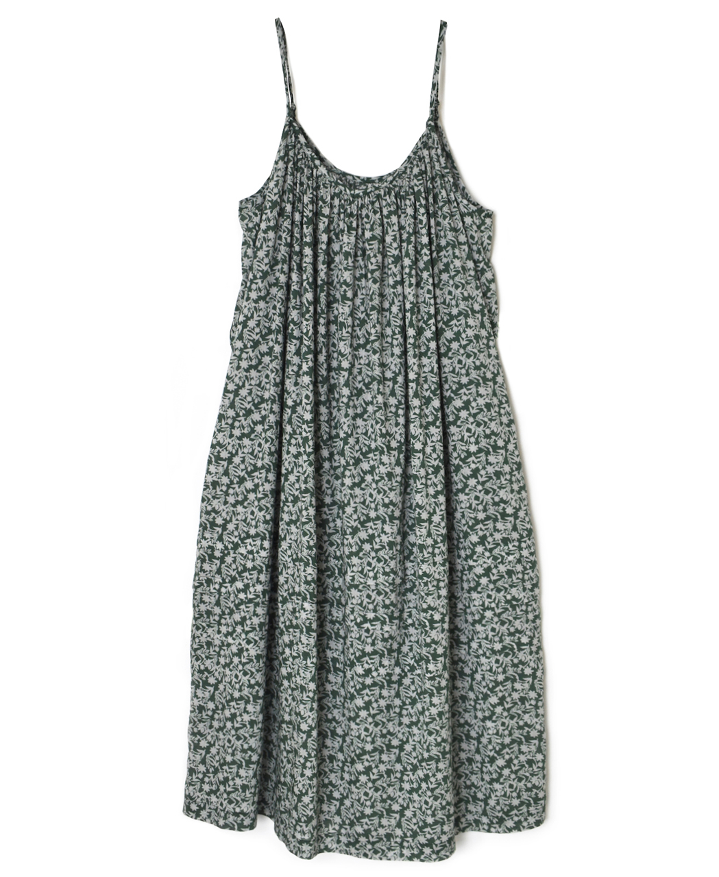 NSL26074(ワンピース) 80s VOILE TWO TONE FLOWER PRINT 2WAY CAMISOLE DRESS