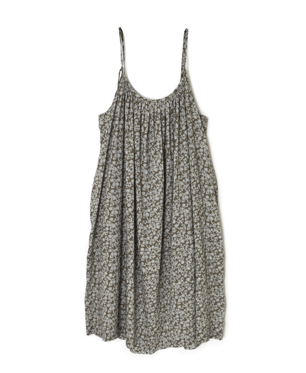 NSL26074(ワンピース) 80s VOILE TWO TONE FLOWER PRINT 2WAY CAMISOLE DRESS