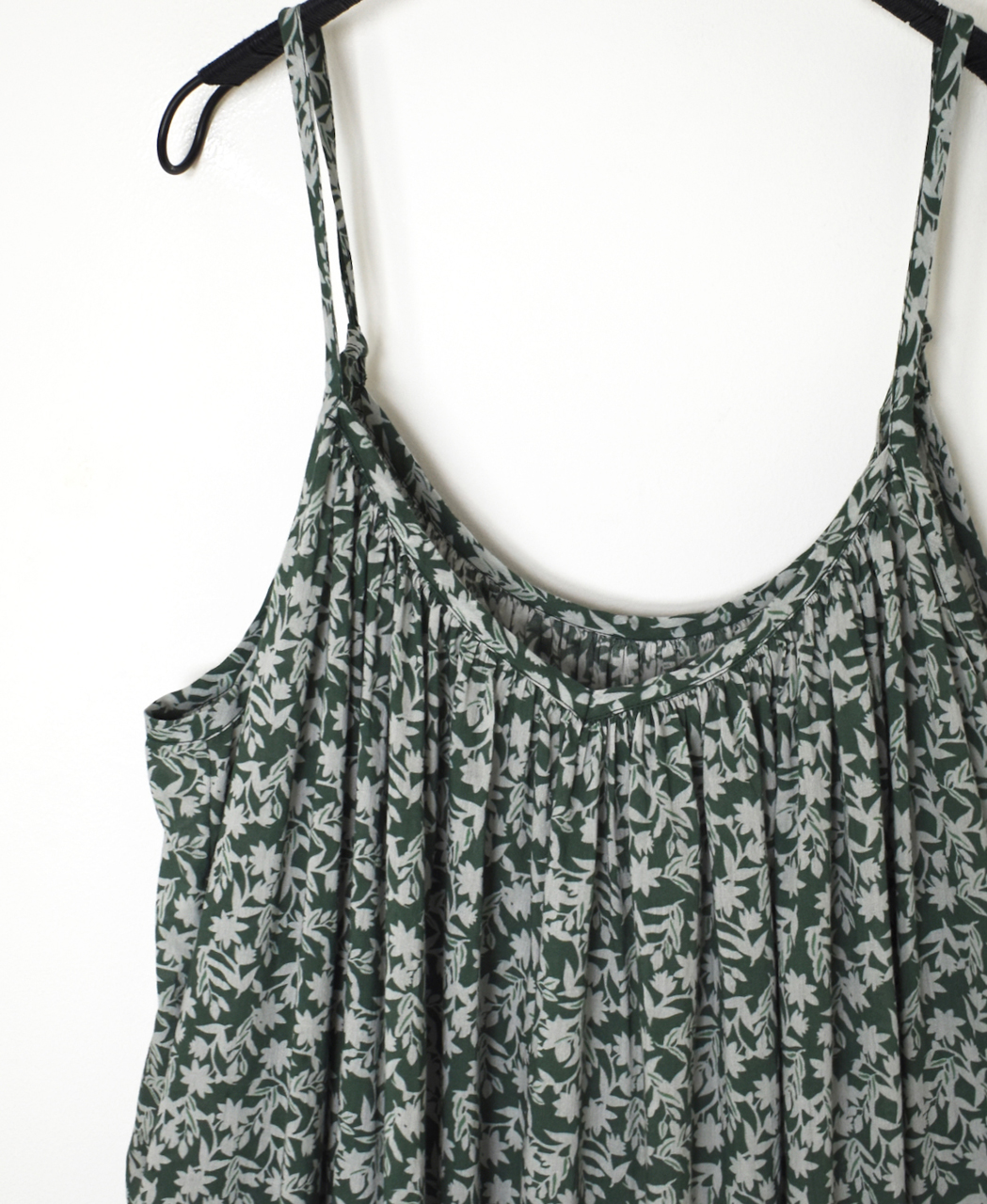 NSL26074(ワンピース) 80s VOILE TWO TONE FLOWER PRINT 2WAY CAMISOLE DRESS