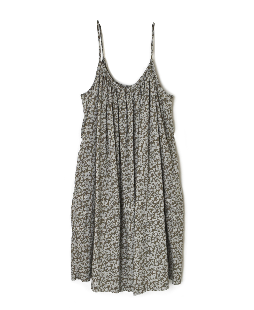 NSL26074(ワンピース) 80s VOILE TWO TONE FLOWER PRINT 2WAY CAMISOLE DRESS