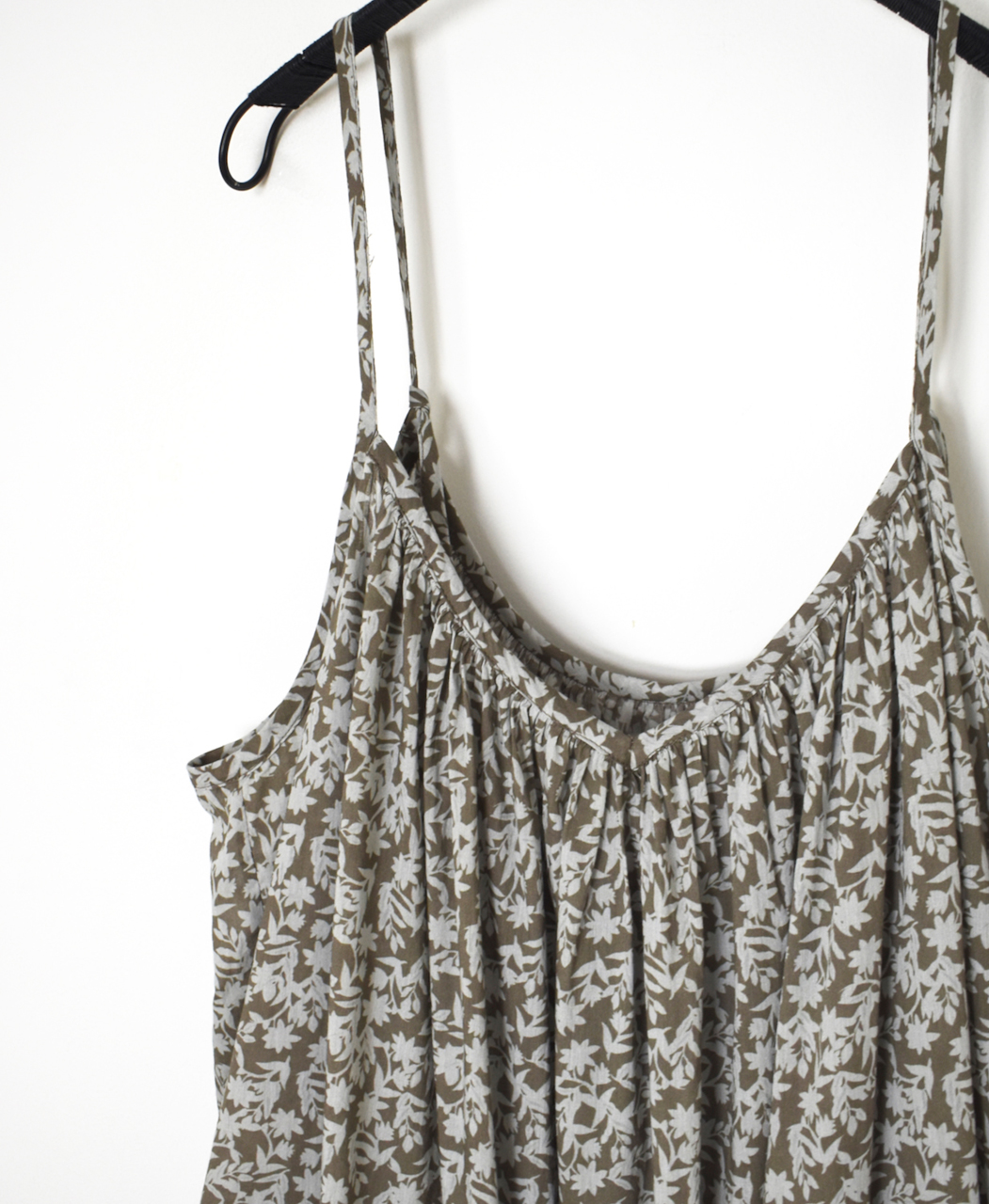 NSL26074(ワンピース) 80s VOILE TWO TONE FLOWER PRINT 2WAY CAMISOLE DRESS