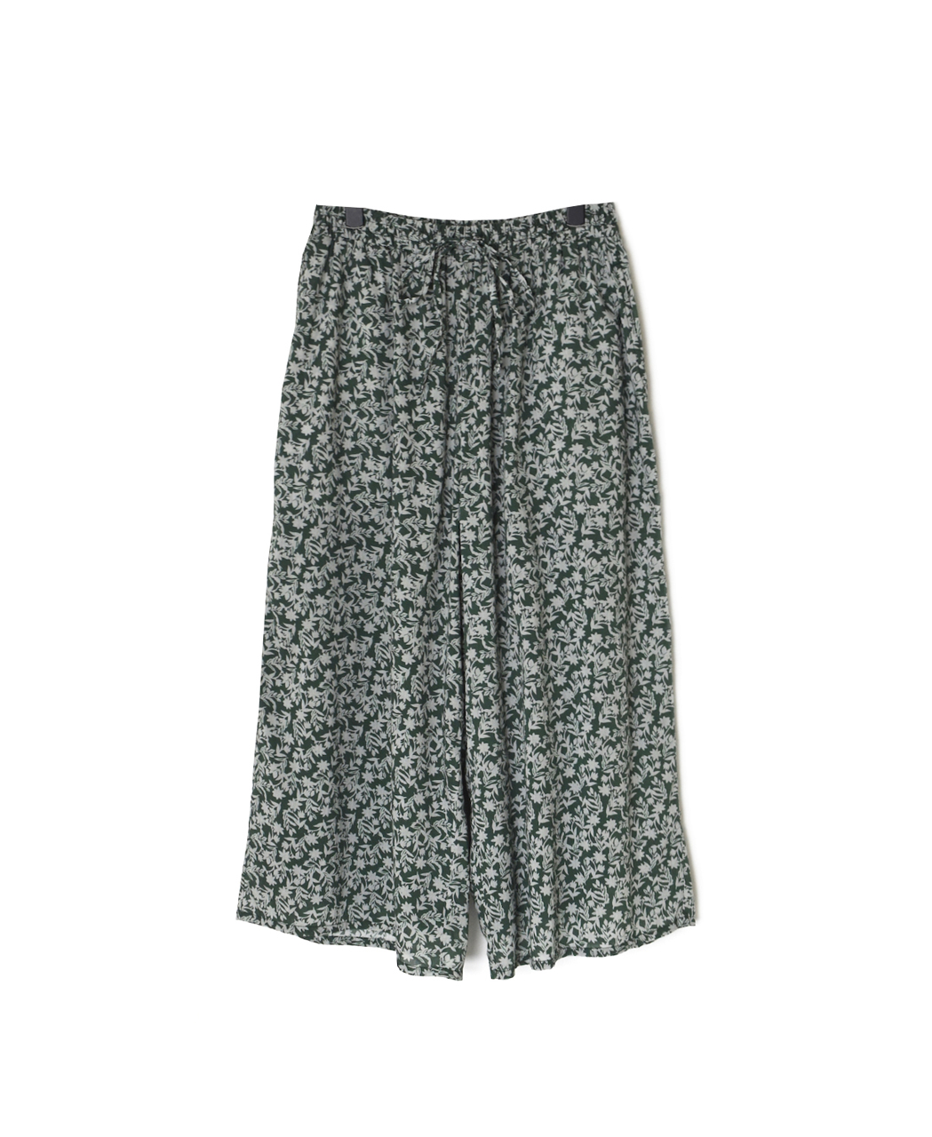 NSL26075(パンツ) 80s VOILE TWO TONE FLOWER PRINT WIDE EASY PANTS