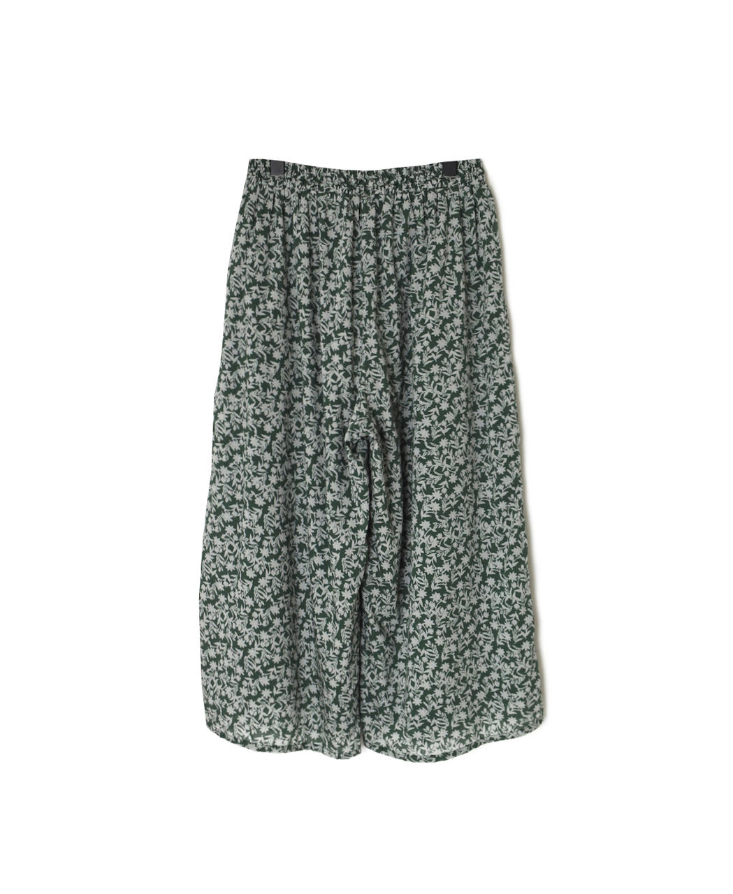 NSL26075(パンツ) 80s VOILE TWO TONE FLOWER PRINT WIDE EASY PANTS
