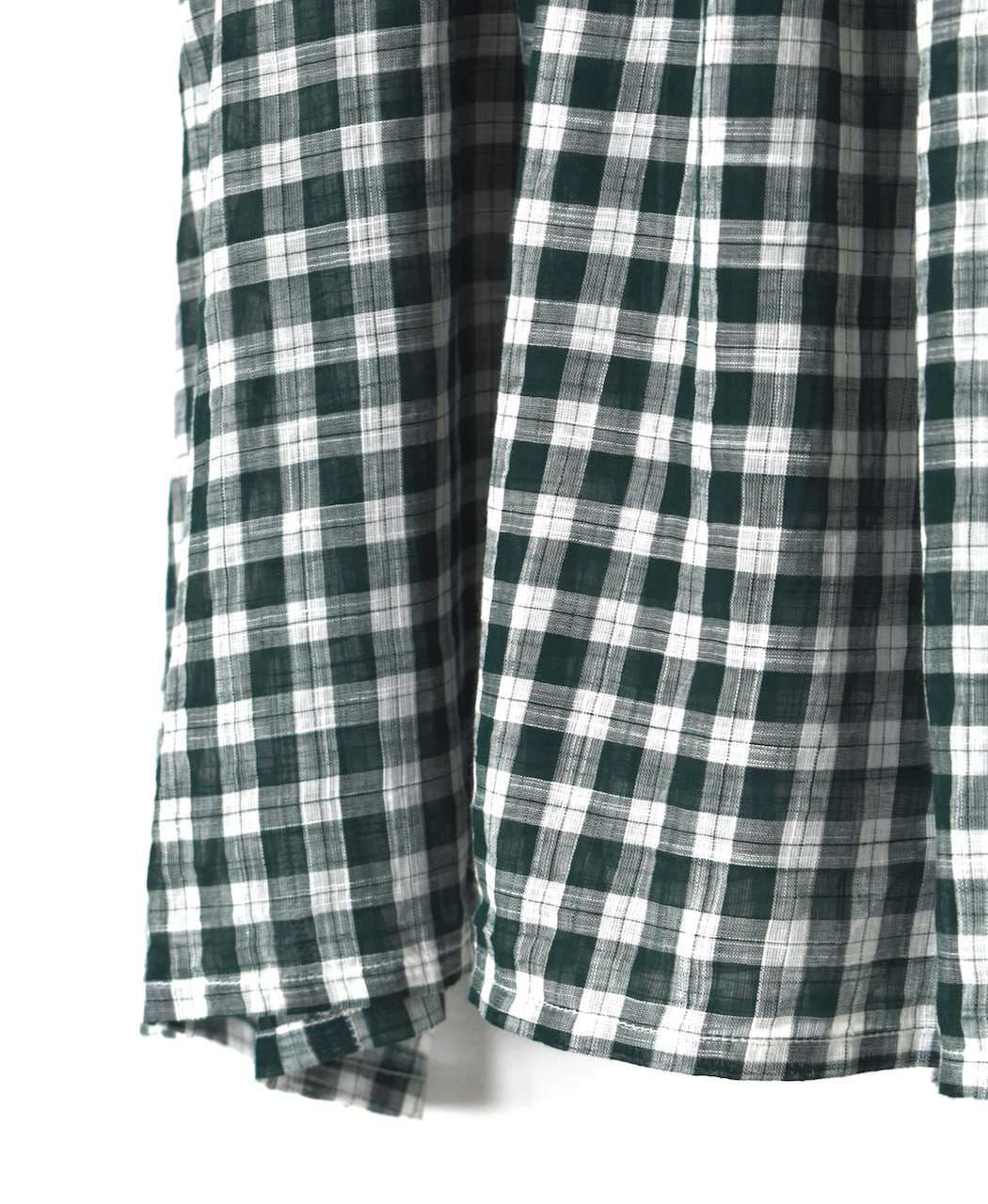 NSL26102(スモック) FANCY GINGHAM CHECK GATHERED PATCH WORK SMOCK