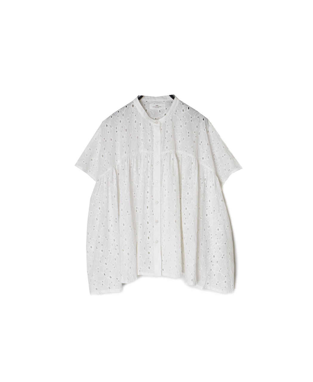 NSL26081(シャツ) ALL HEMLA BANDED COLLAR FRENCH/SL SHIRT