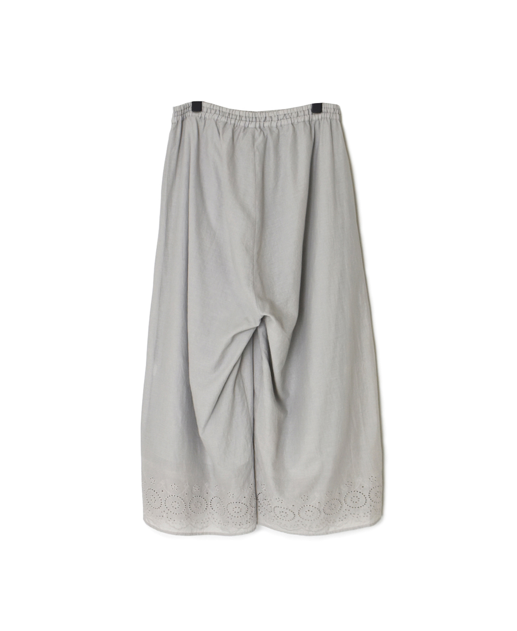 INSL26345(パンツ) 80s VOILE PLAIN WITH CUT WORK LACE EASY PANTS