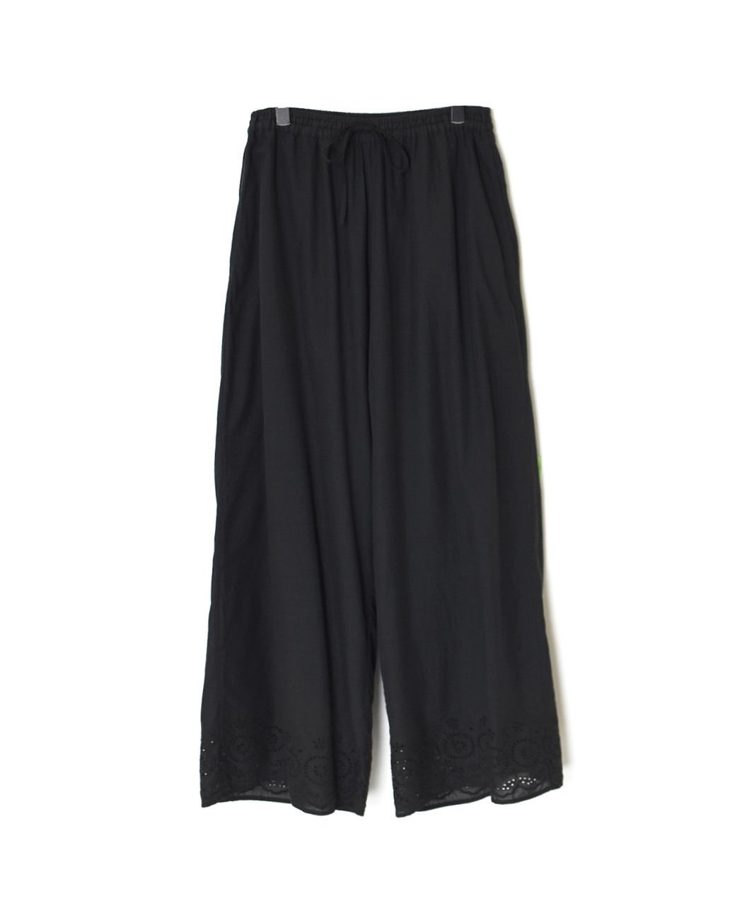 INSL26345(パンツ) 80s VOILE PLAIN WITH CUT WORK LACE EASY PANTS