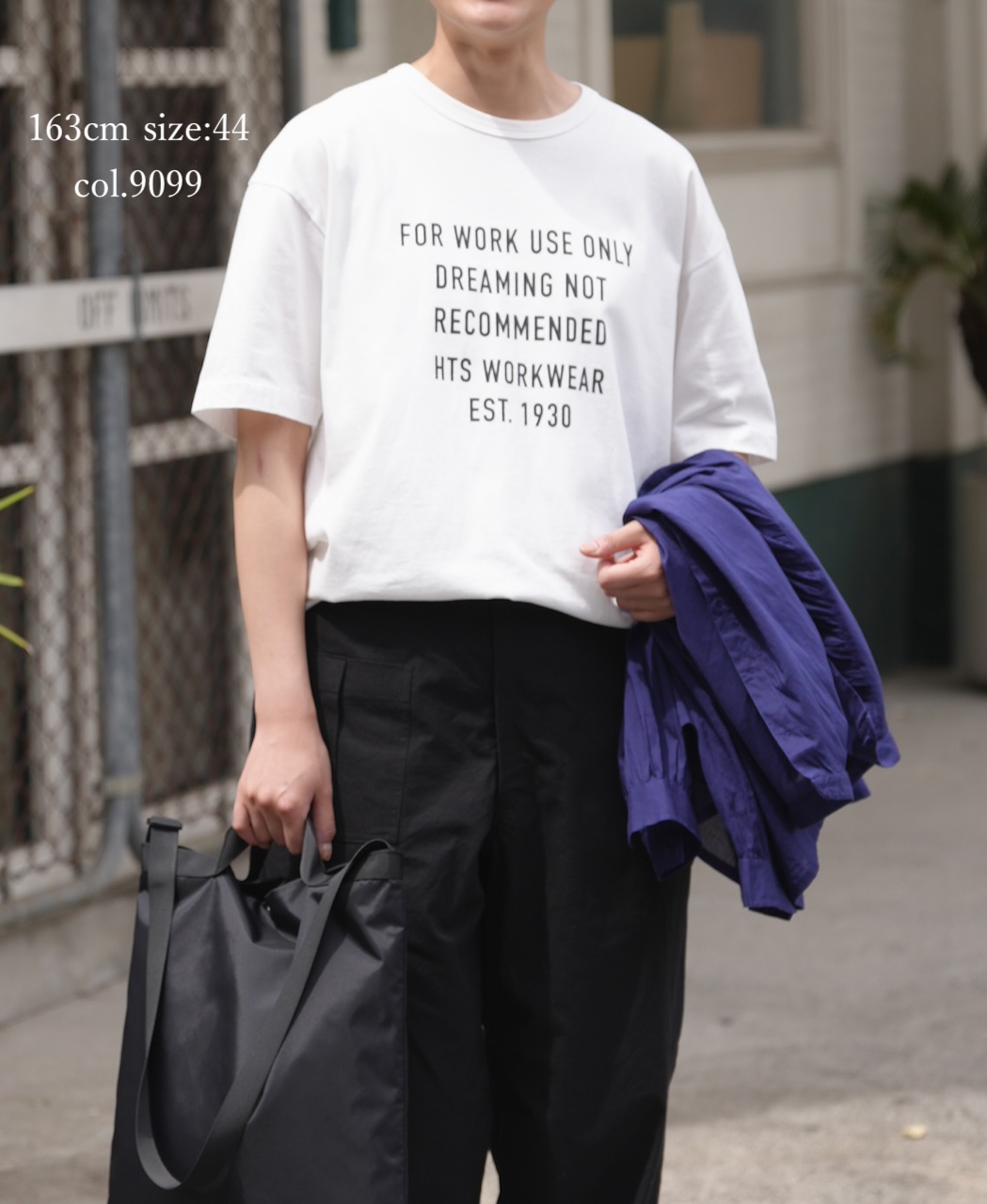 ANHT2601P01(Tシャツ) CREW NECK T-SHIRT"WORK USE ONLY"PRINT