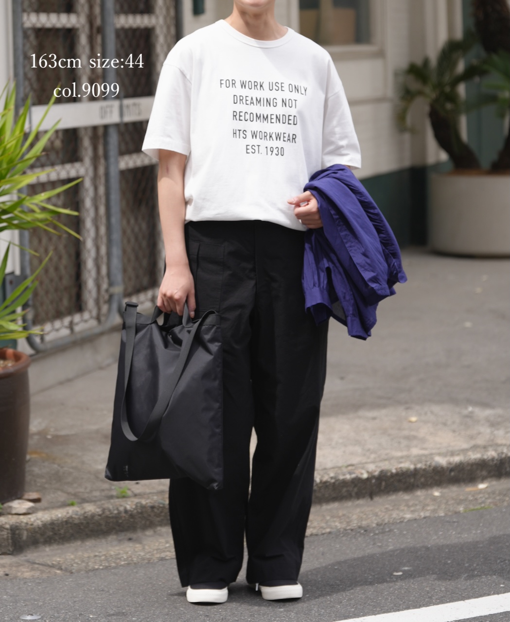 ANHT2601P01(Tシャツ) CREW NECK T-SHIRT"WORK USE ONLY"PRINT