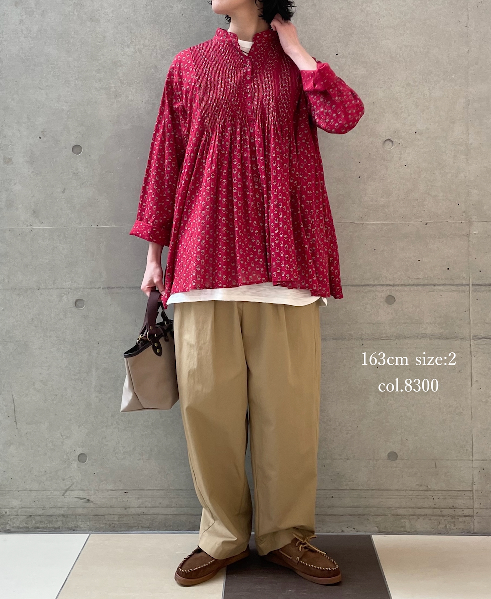 GNMDS2501CLW(パンツ) COTTON LINEN DYE WEATHER 2TUCK TAPERED EASY PANTS