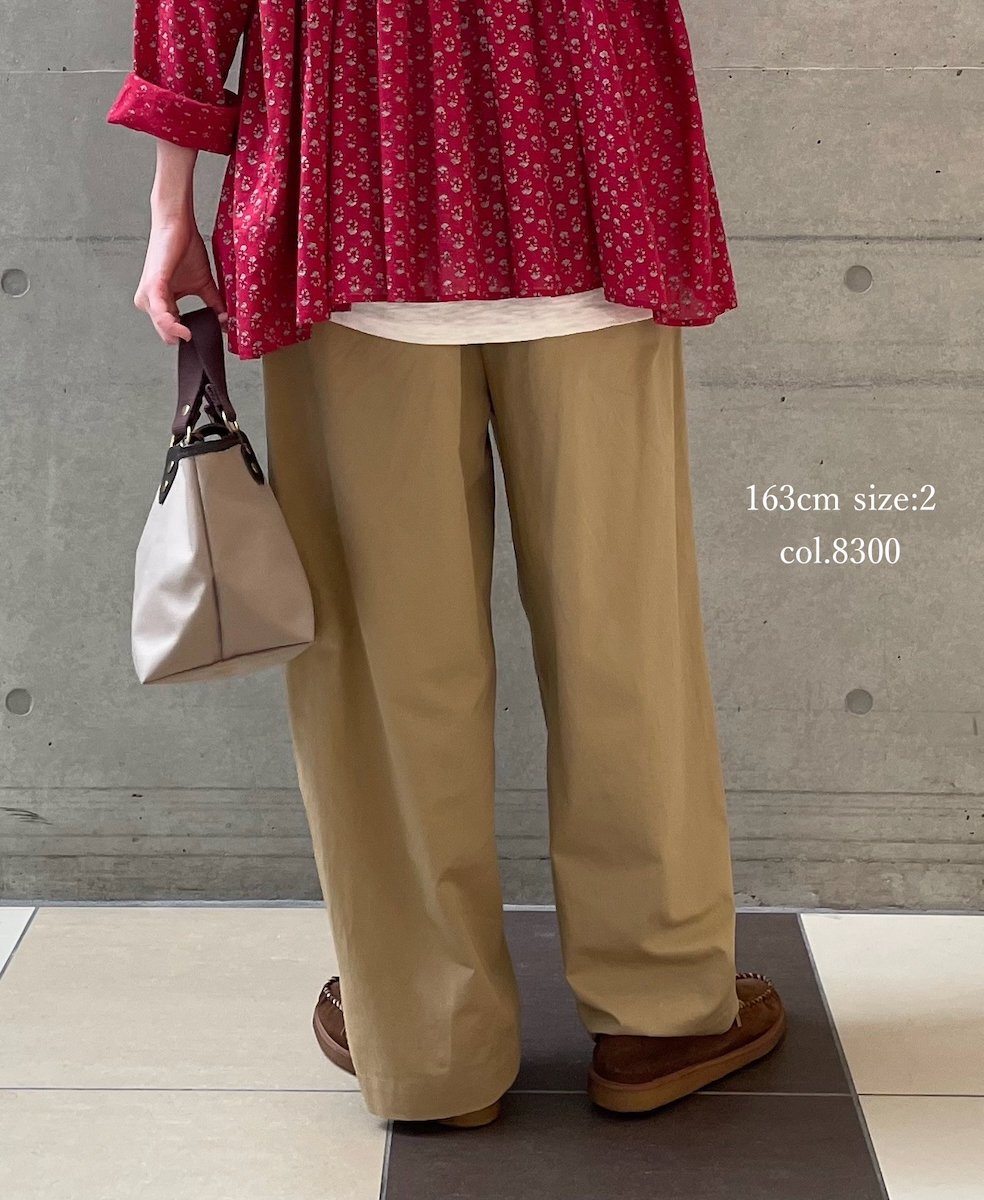 GNMDS2501CLW(パンツ) COTTON LINEN DYE WEATHER 2TUCK TAPERED EASY PANTS