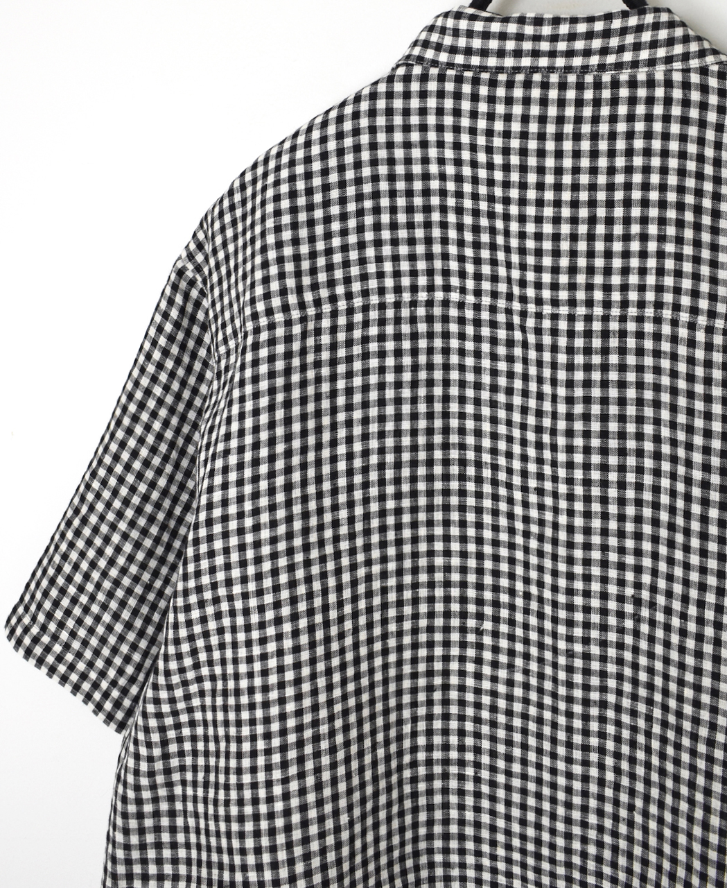 INSL26311(シャツ) 60s LINEN GINGHAM CHECK OPEN COLLAR SHIRTS
