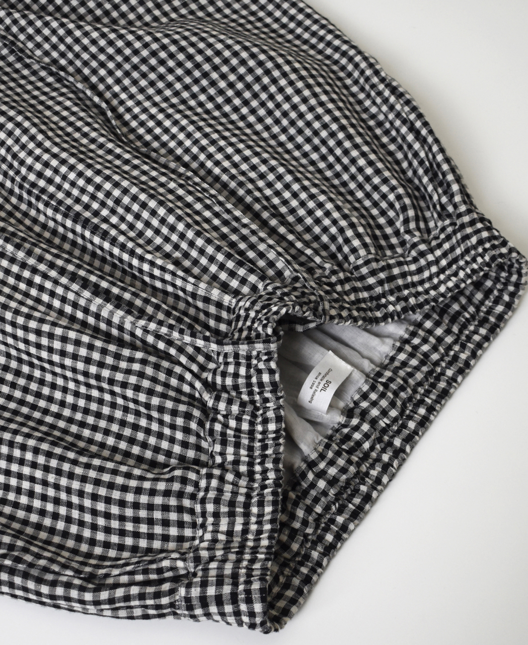 INSL26315(パンツ) 60s LINEN GINGHAM CHECK EASY PANTS
