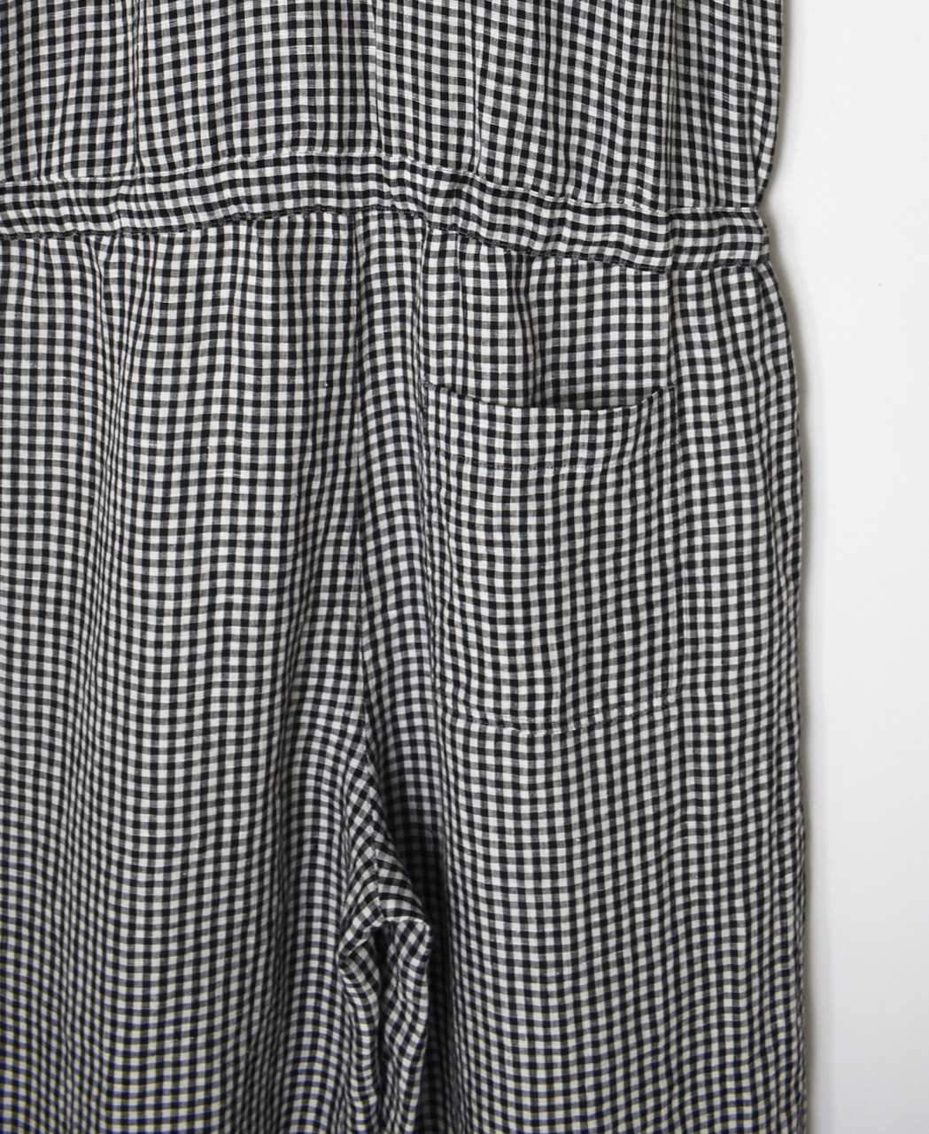 INSL26314(オーバーオール) 60s LINEN GINGHAM CHECK NO/SL OVERALLS