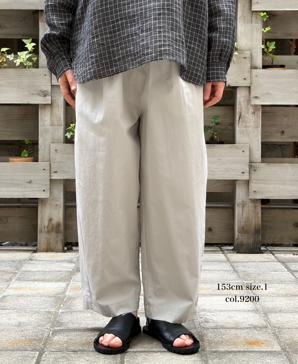 GNMDS2501CLW(パンツ) COTTON LINEN DYE WEATHER 2TUCK TAPERED EASY PANTS