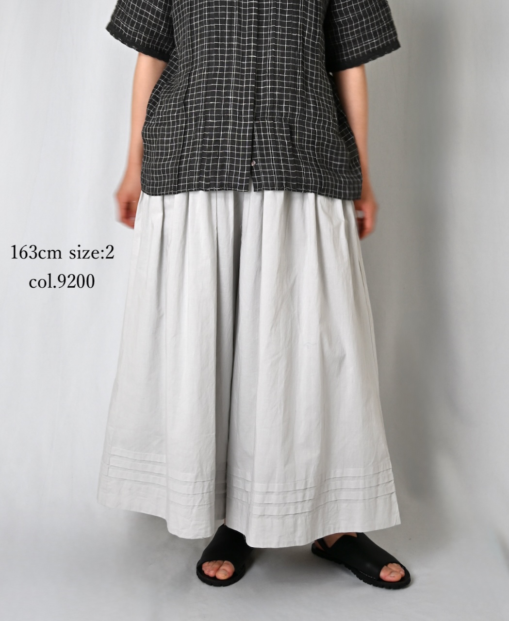 NSL26005(キュロット) 60s CAMBRIC PLAIN CULOTTES