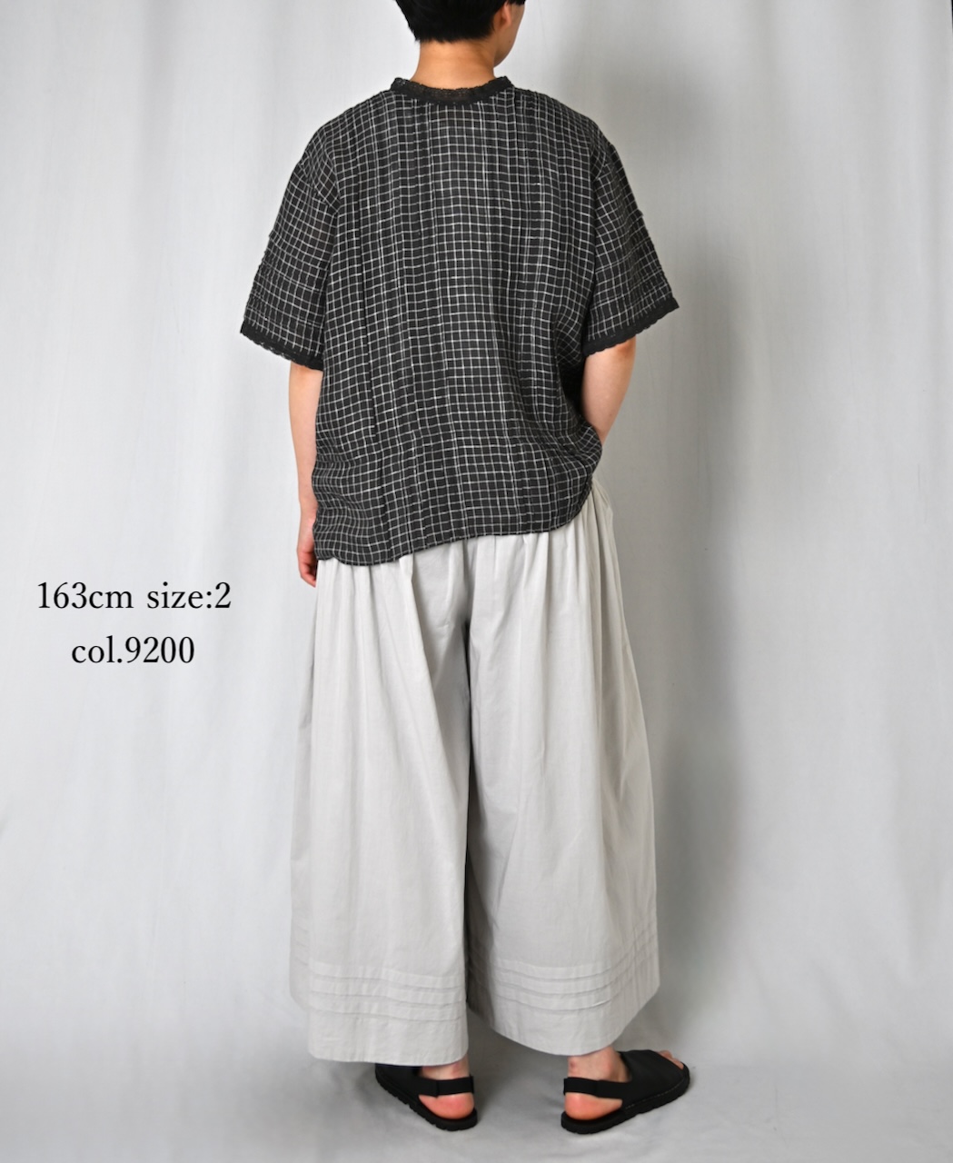 NSL26005(キュロット) 60s CAMBRIC PLAIN CULOTTES
