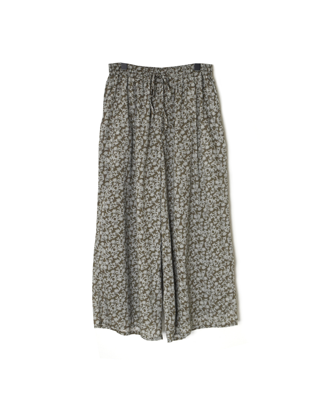 NSL26075(パンツ) 80s VOILE TWO TONE FLOWER PRINT WIDE EASY PANTS