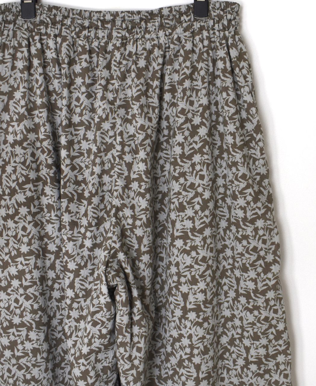 NSL26075(パンツ) 80s VOILE TWO TONE FLOWER PRINT WIDE EASY PANTS