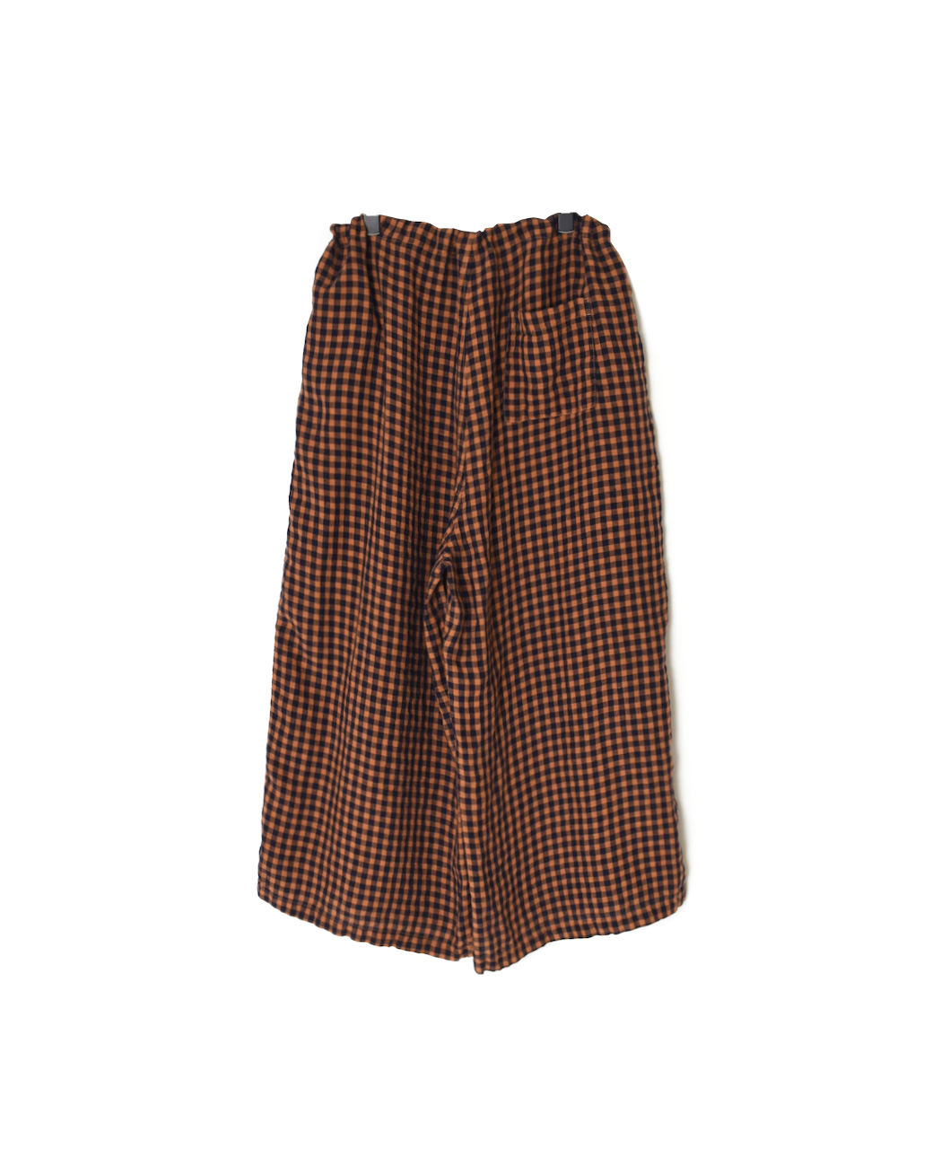 LNHT1713LC(パンツ) LINEN CHECK OVERDYE EASY PANTS