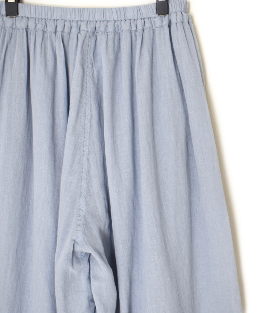 INAM2644GD(パンツ) 60s SINGLE GAUZE OVERDYED GATHERED EASY PANTS WITH LINING
