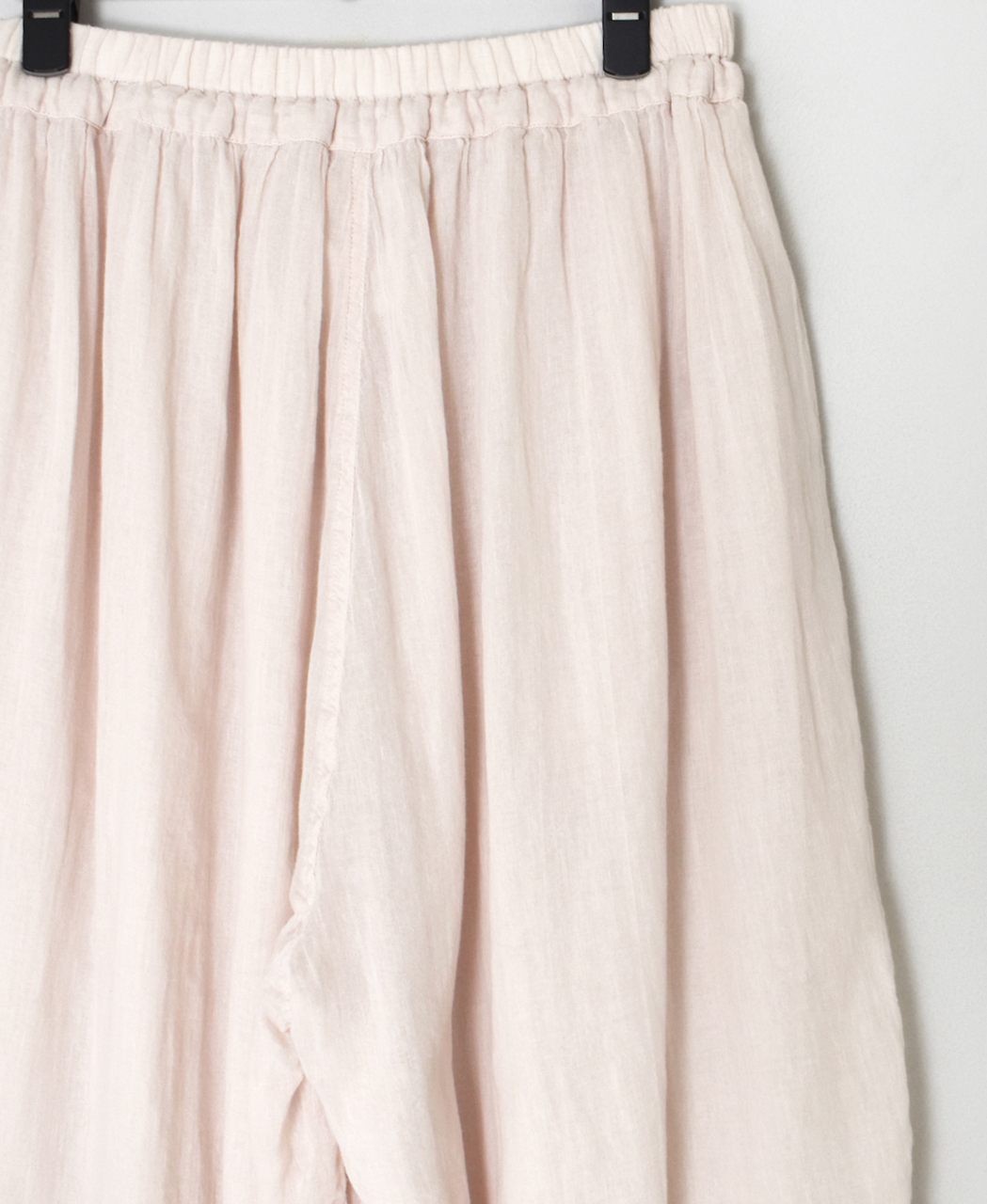 INAM2644GD(パンツ) 60s SINGLE GAUZE OVERDYED GATHERED EASY PANTS WITH LINING