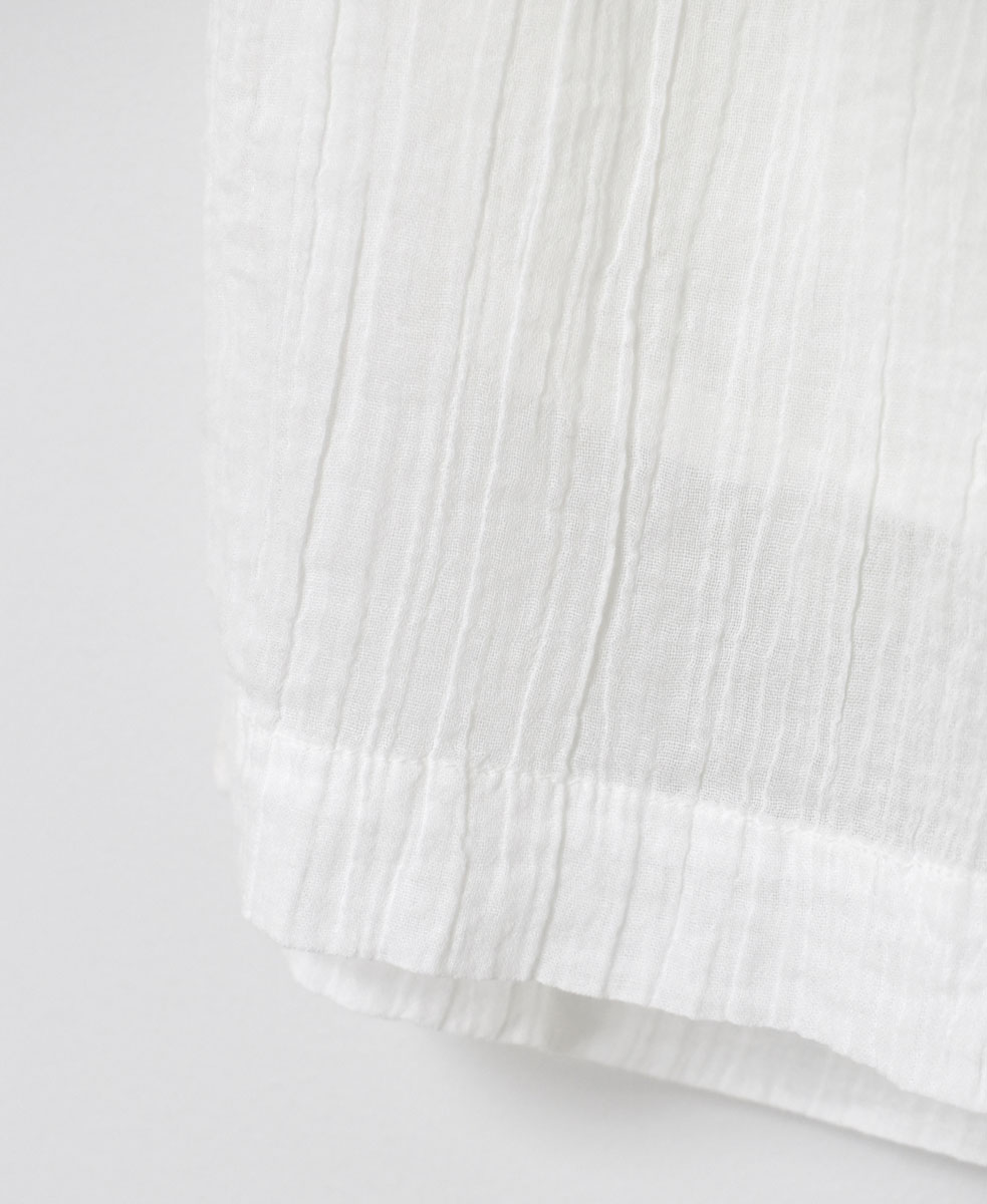 INAM2644GD(パンツ) 60s SINGLE GAUZE OVERDYED GATHERED EASY PANTS WITH LINING