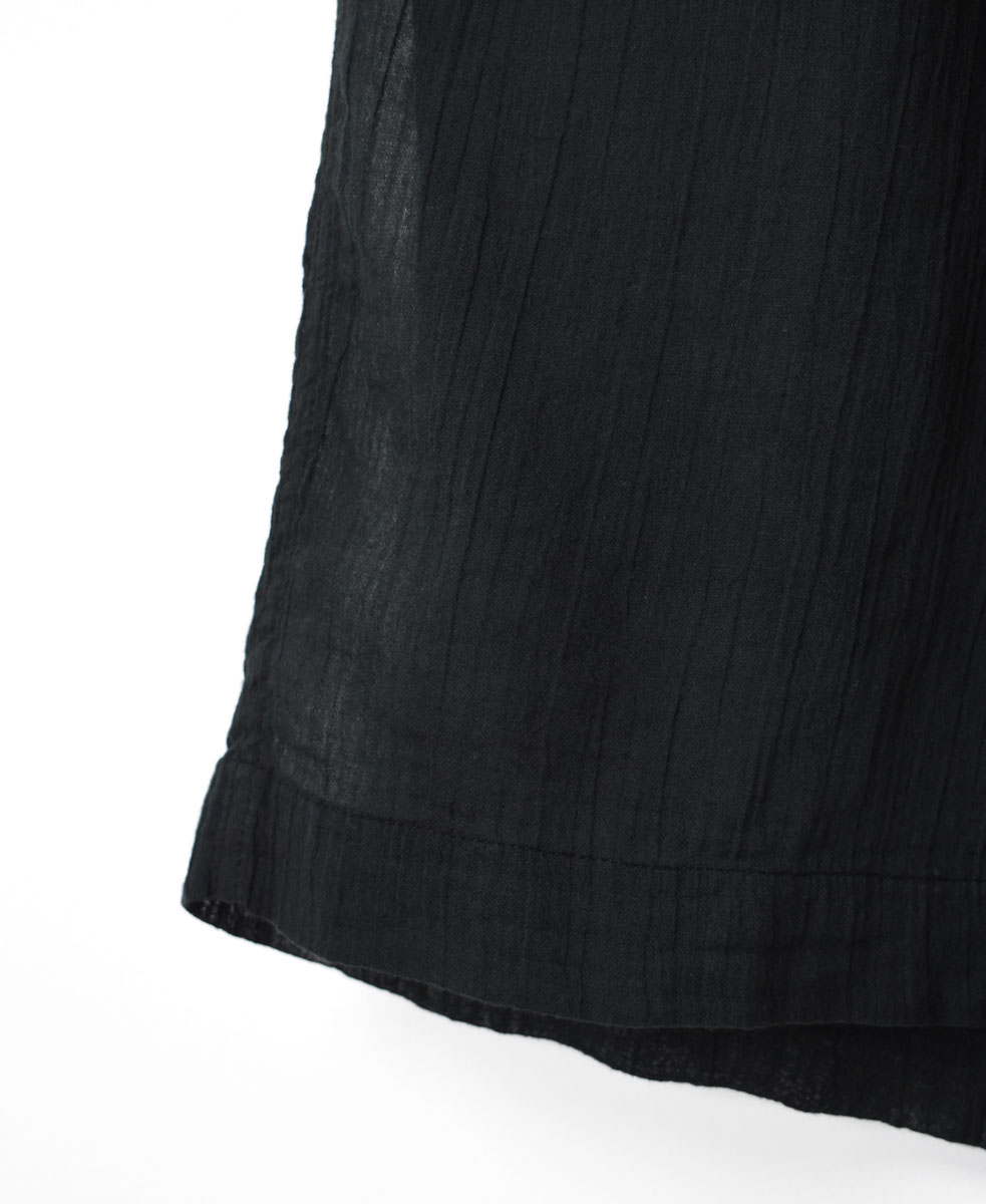 INAM2644GD(パンツ) 60s SINGLE GAUZE OVERDYED GATHERED EASY PANTS WITH LINING