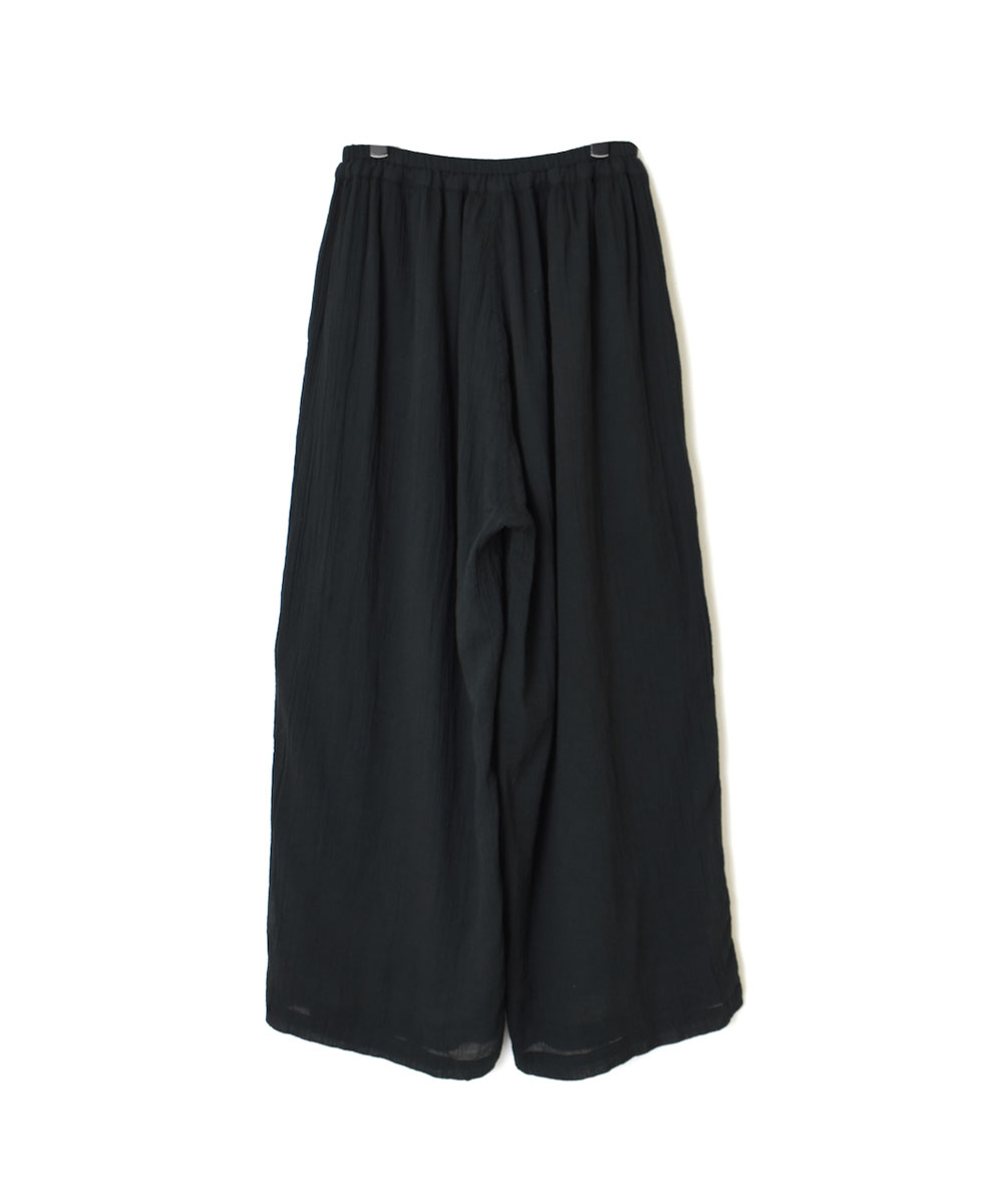 INAM2644GD(パンツ) 60s SINGLE GAUZE OVERDYED GATHERED EASY PANTS WITH LINING