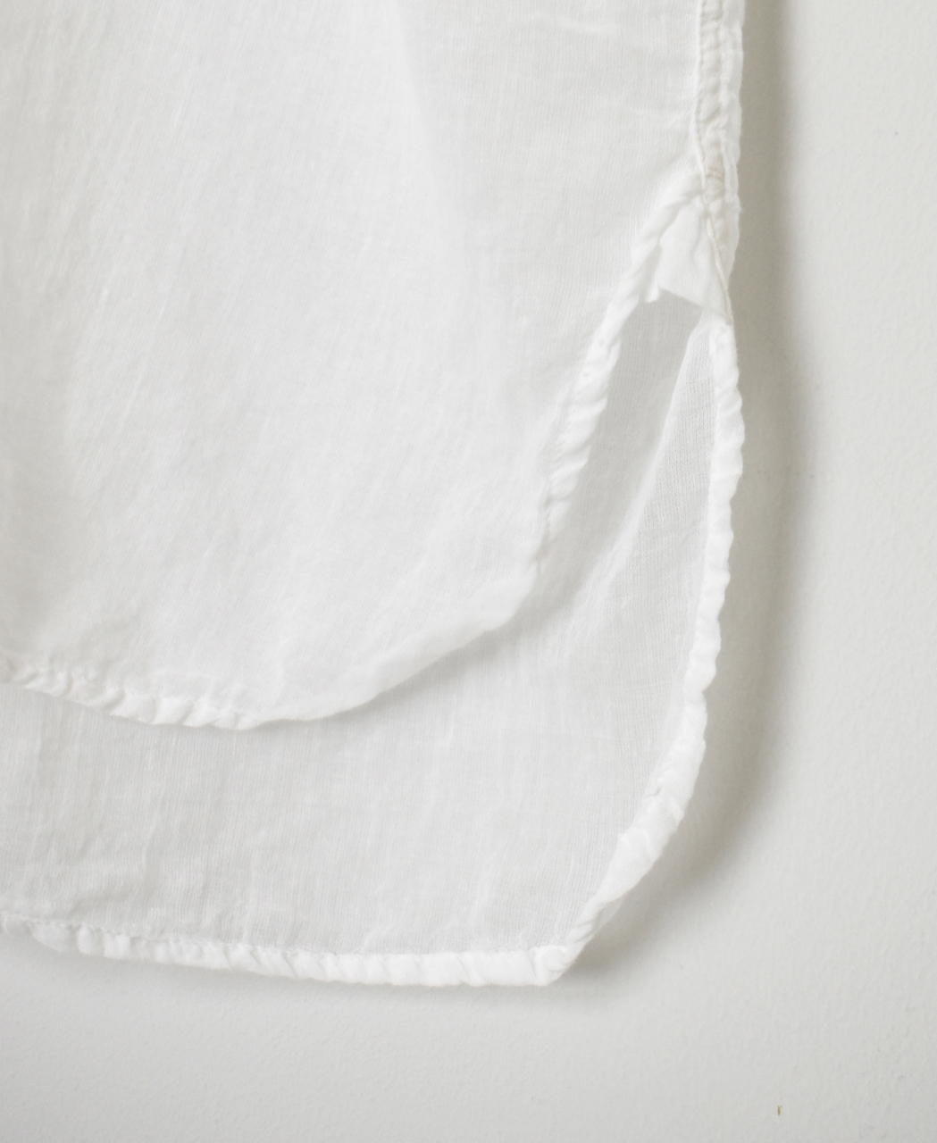 INAM2643GD(シャツ) 60s SINGLE GAUZE OVERDYED UTILITY BANDED COLLAR LONG SHIRT