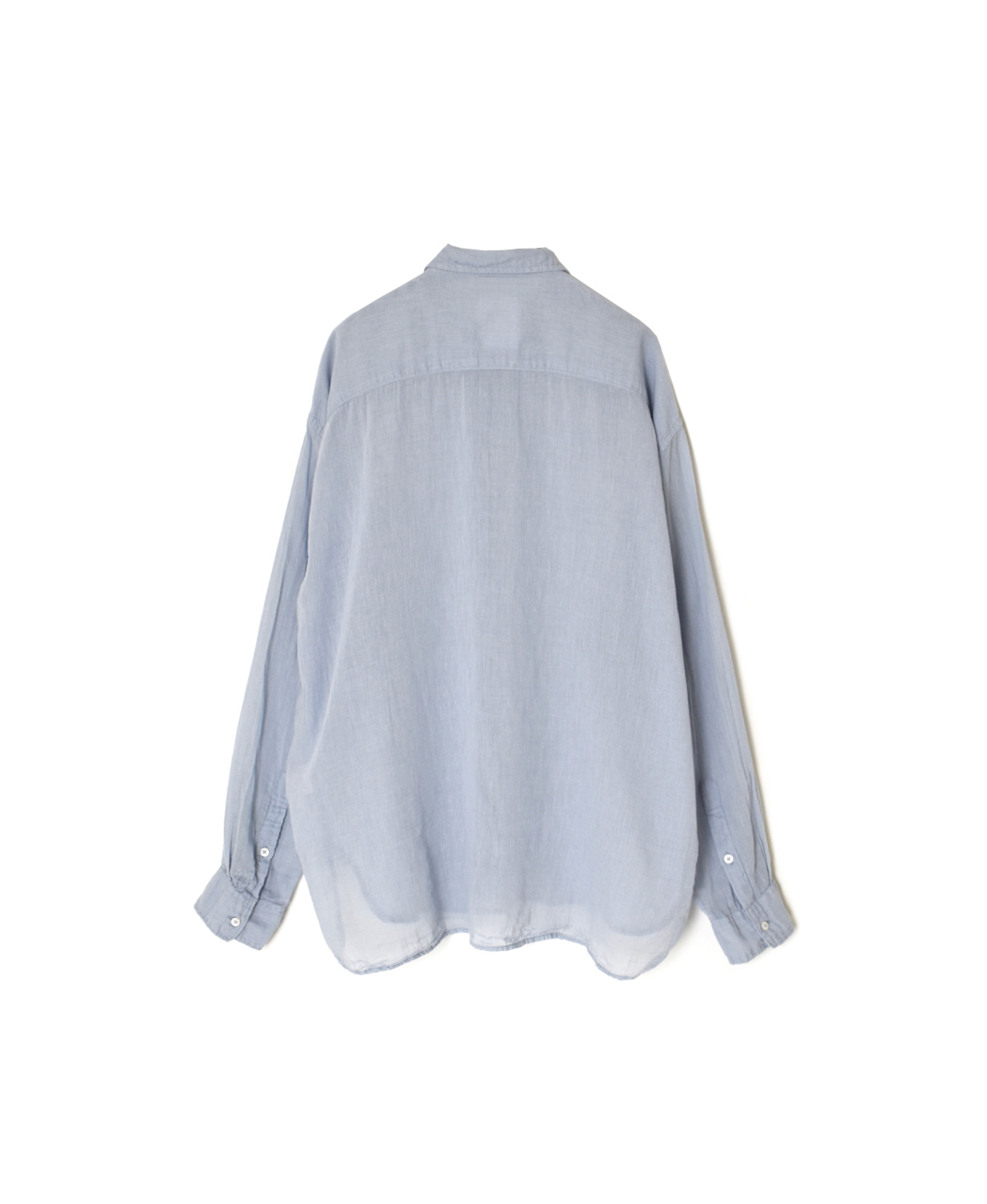 INAM2642GD(シャツ) 60s SINGLE GAUZE OVERDYED UTILITY REGULAR COLLAR SHIRT