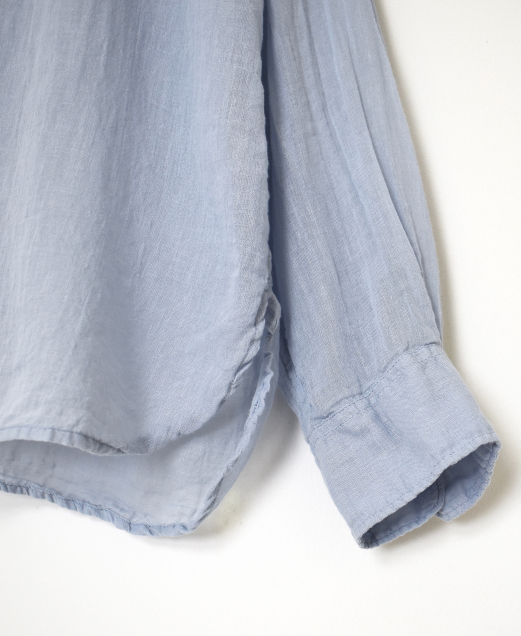 INAM2642GD(シャツ) 60s SINGLE GAUZE OVERDYED UTILITY REGULAR COLLAR SHIRT