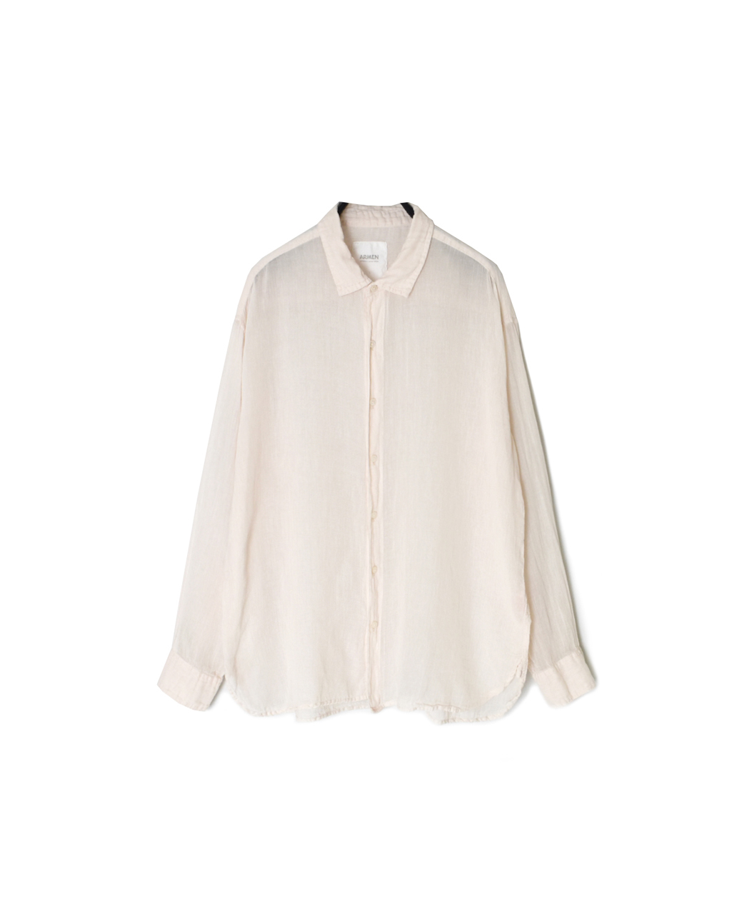 INAM2642GD(シャツ) 60s SINGLE GAUZE OVERDYED UTILITY REGULAR COLLAR SHIRT