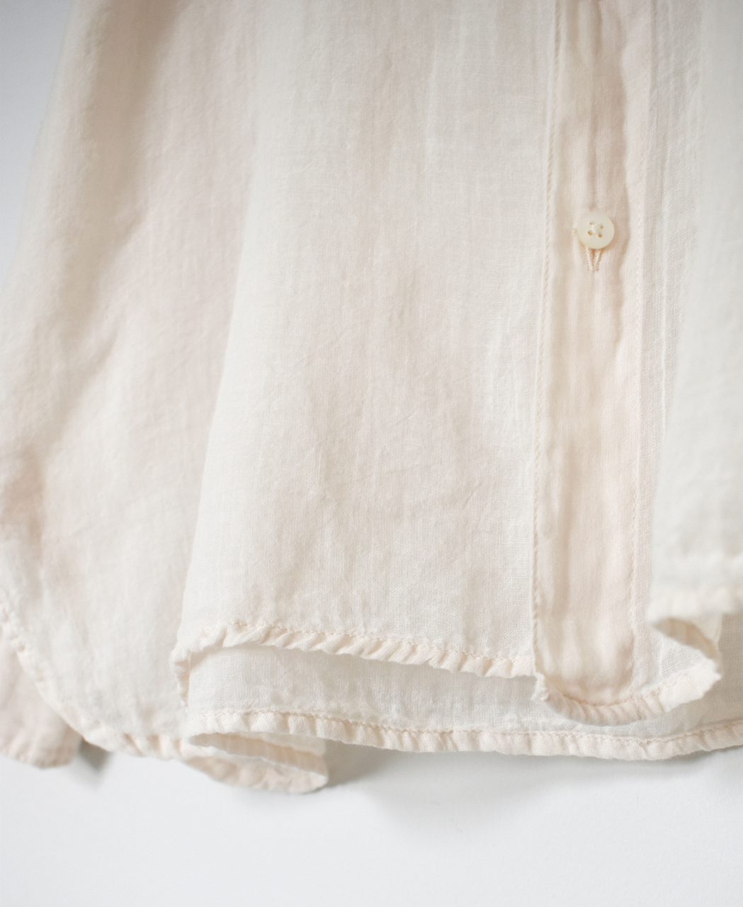 INAM2642GD(シャツ) 60s SINGLE GAUZE OVERDYED UTILITY REGULAR COLLAR SHIRT