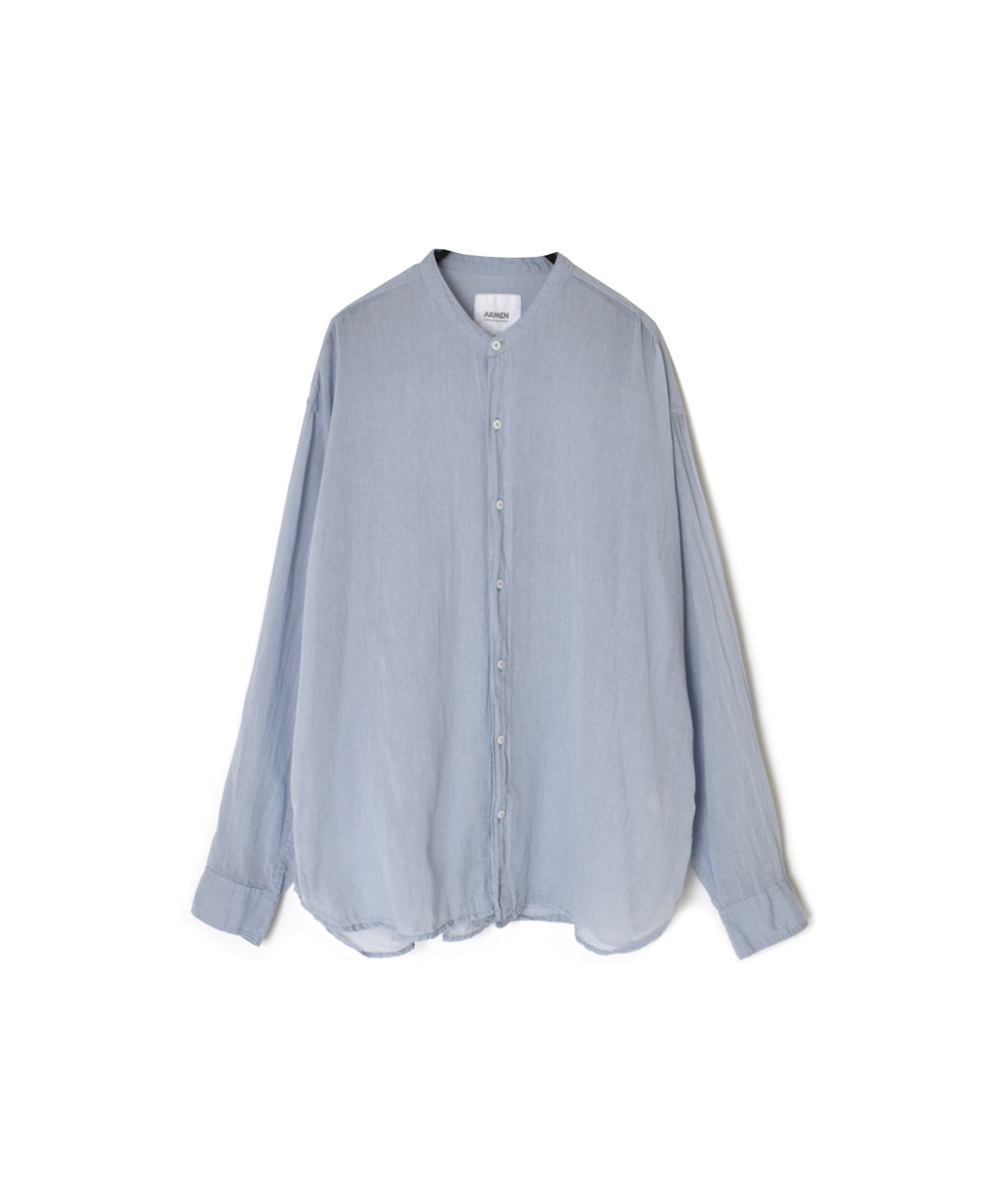 INAM2641GD(シャツ) 60s SINGLE GAUZE OVERDYED UTILITY BANDED COLLAR SHIRT