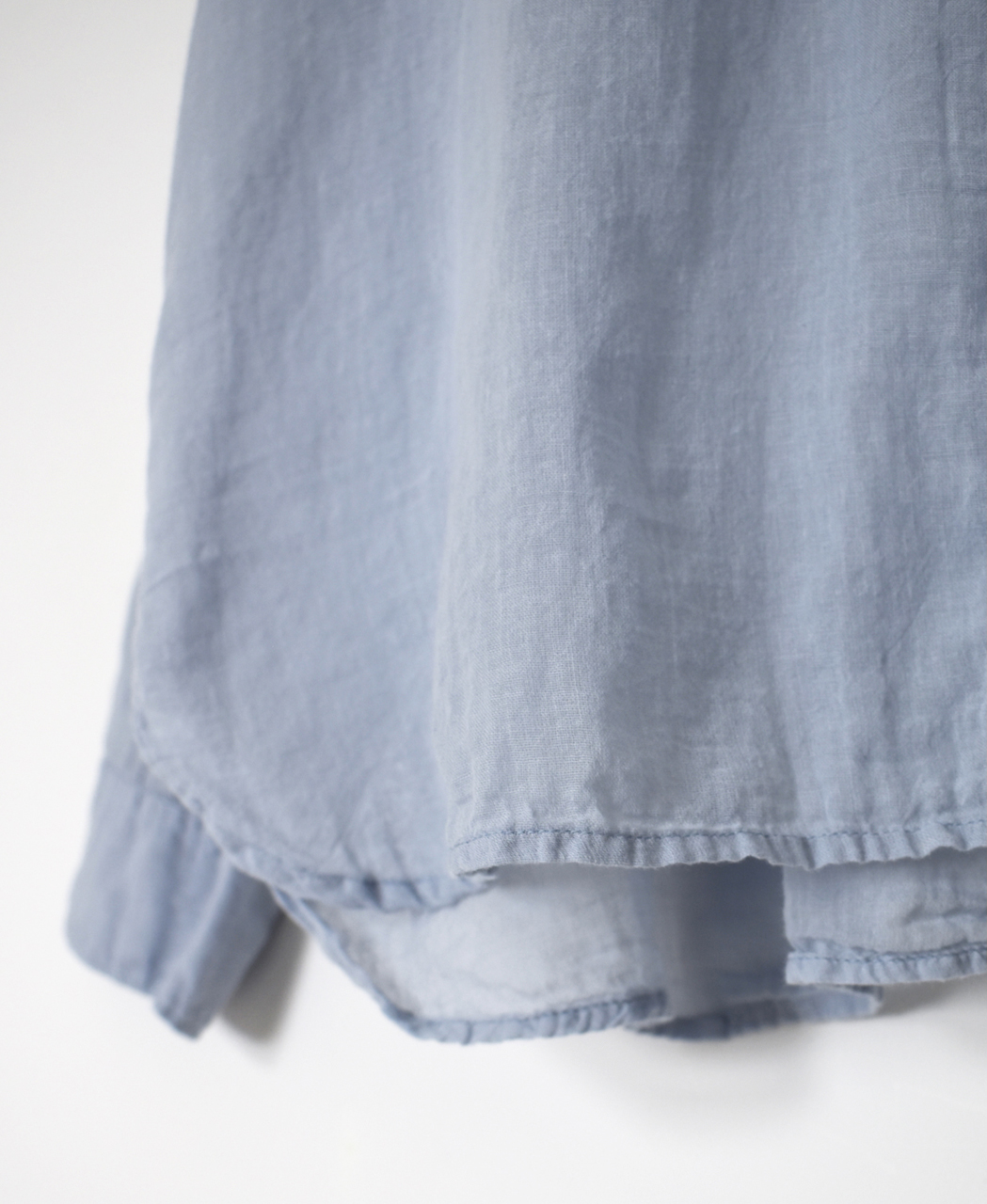 INAM2641GD(シャツ) 60s SINGLE GAUZE OVERDYED UTILITY BANDED COLLAR SHIRT