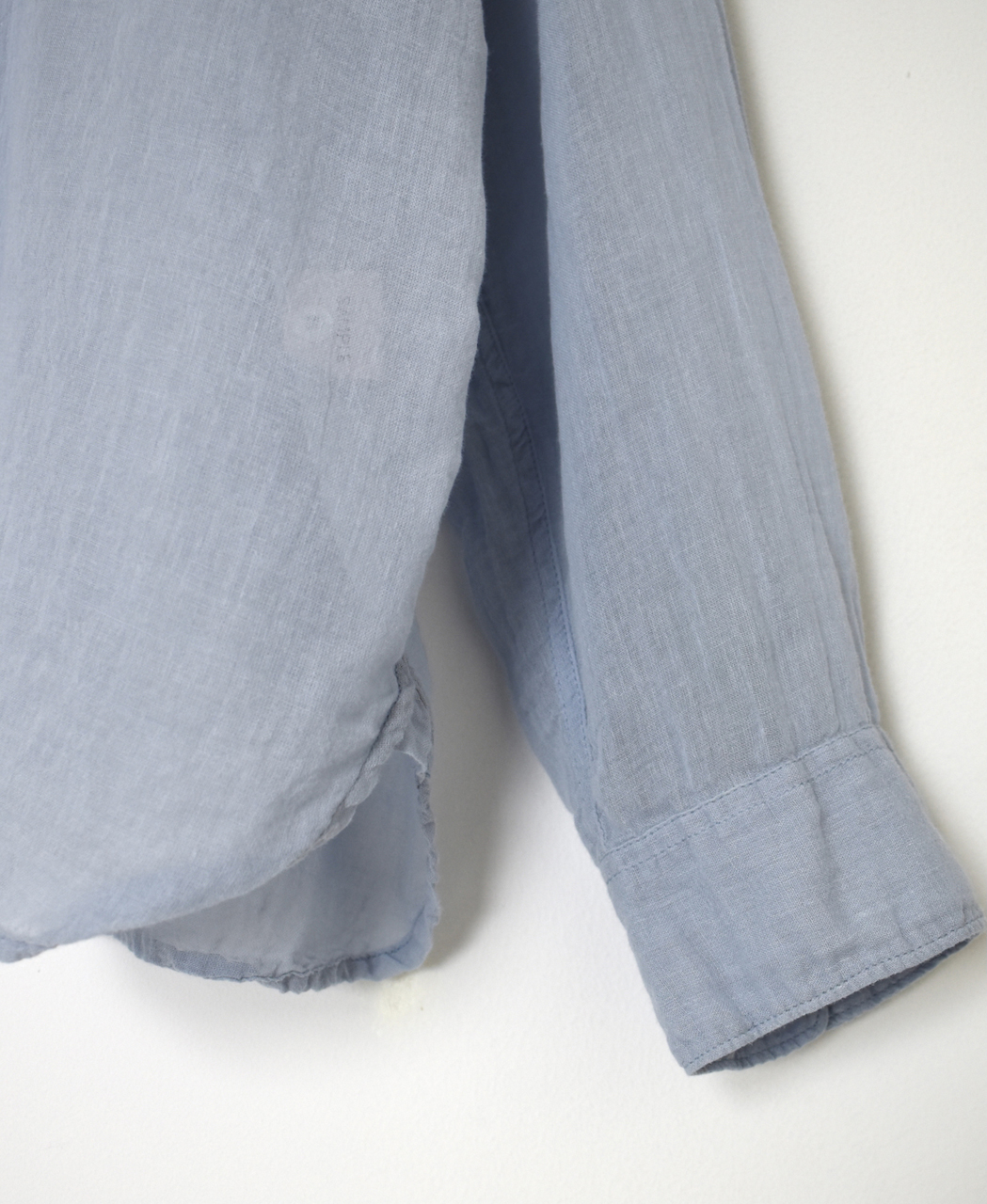 INAM2641GD(シャツ) 60s SINGLE GAUZE OVERDYED UTILITY BANDED COLLAR SHIRT