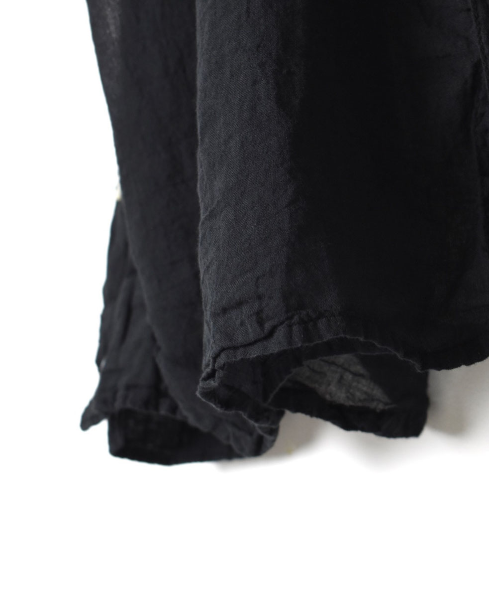 INAM2641GD(シャツ) 60s SINGLE GAUZE OVERDYED UTILITY BANDED COLLAR SHIRT