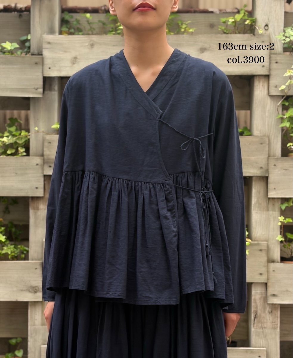 INMDS26051(シャツ) HANDWOVEN COTTON HAKEME CACHE COEUR