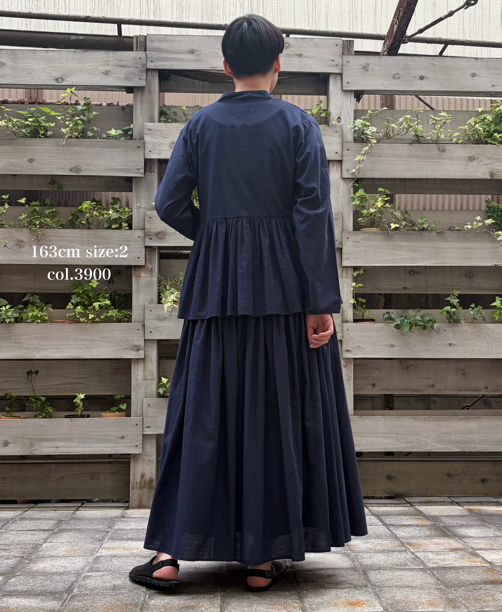 INMDS26051(シャツ) HANDWOVEN COTTON HAKEME CACHE COEUR