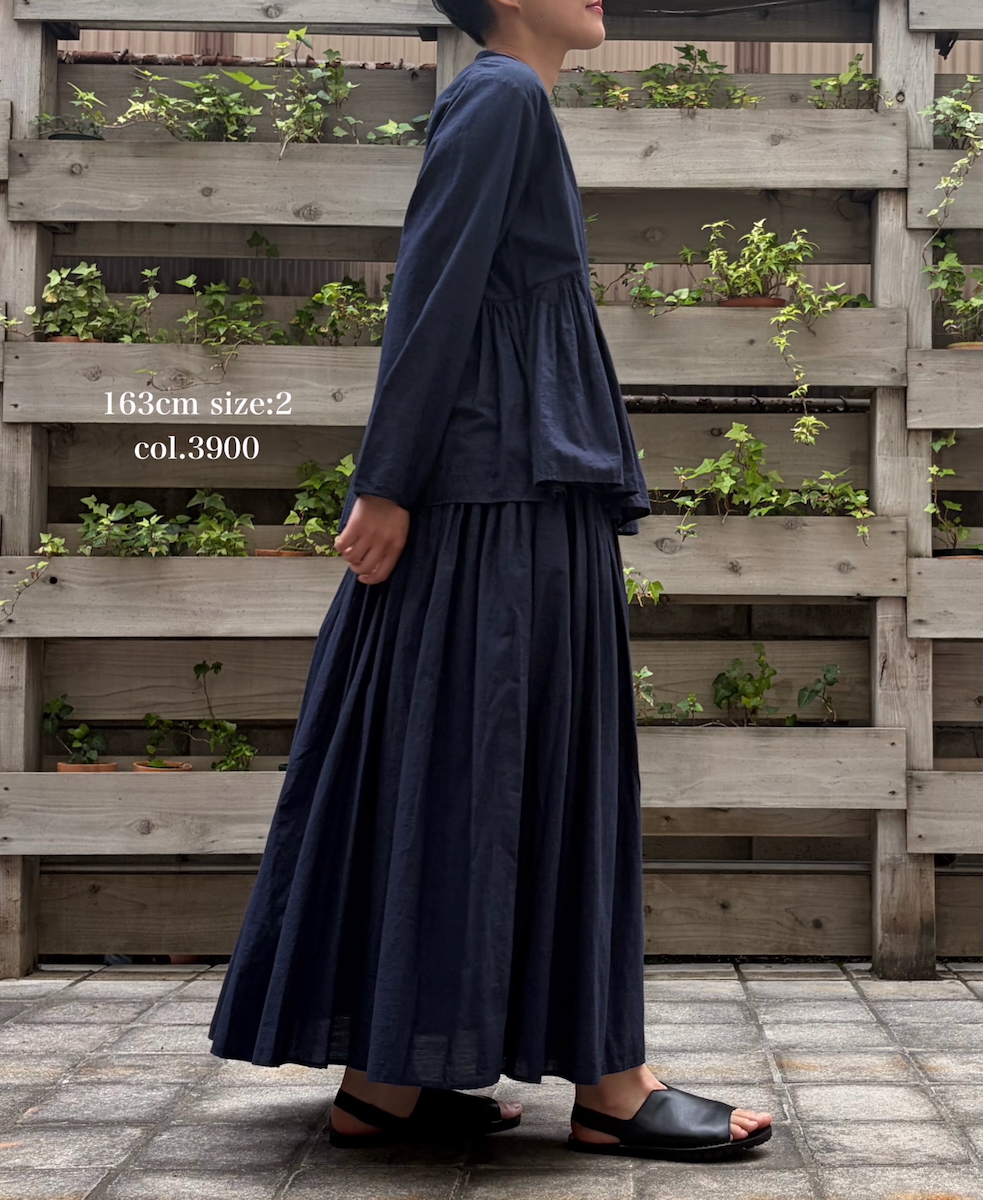 INMDS26051(シャツ) HANDWOVEN COTTON HAKEME CACHE COEUR