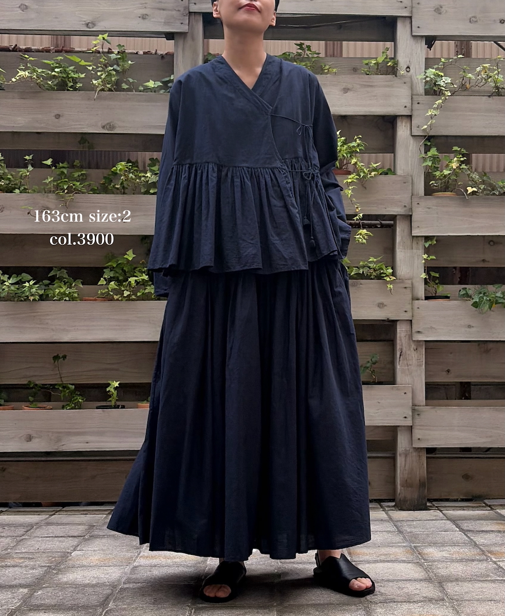 INMDS26051(シャツ) HANDWOVEN COTTON HAKEME CACHE COEUR